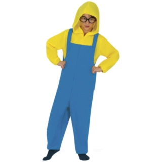 Henchmen Minearbejder Børnekostume Gul/Blå