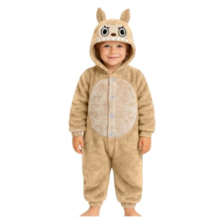 Lulu Monster Børnekostume Beige