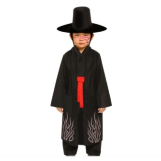 K-Pop Dæmon Børnekostume Sort