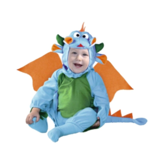 Lille Drage Babykostume Blå