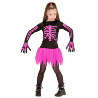 Ballerina Skelet Børnekostume