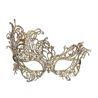 Antik Barok Maske Guld
