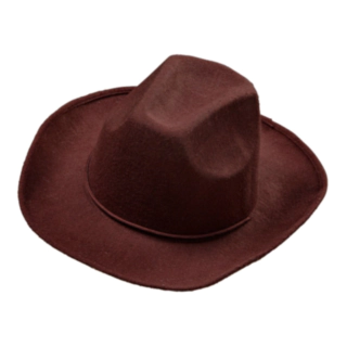 Realistisk Brun Cowboy Hat