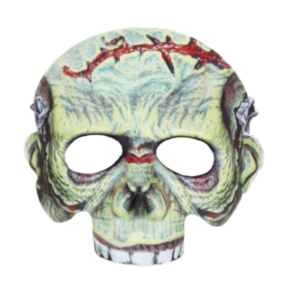Zombie Maske Grøn