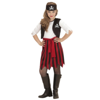 Sørøver Pige Børnekostume