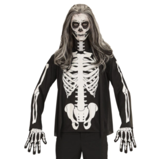 Day of the Dead Skelet Bluse