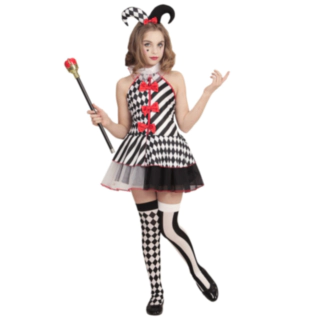 Harlekin Børnekostume