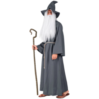 Troldmand Kostume Gr&aring;