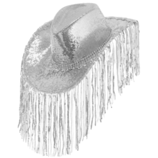 Paillet Cowboyhat Sølv