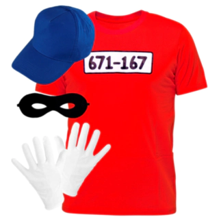 Tegneserie Tyv Kostume