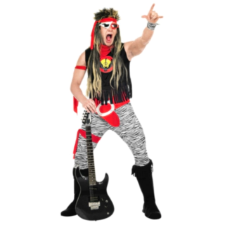 80'er Rockstar Kostume