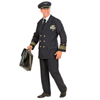 Klassisk Pilot Kostume