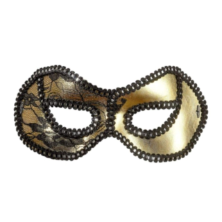 Maskerade Øjenmaske Guld
