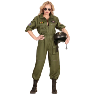 Sej Jagerpilot Kvinde Kostume