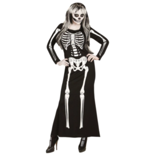 Lang Skeletkjole Kostume