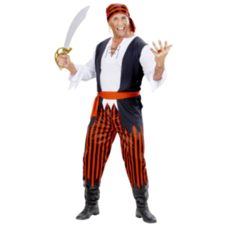 Caribbisk Pirat Kostume