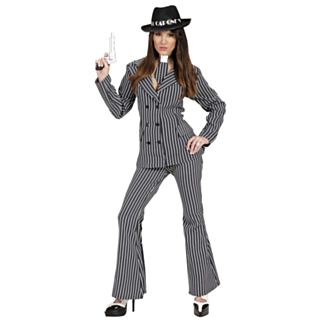 Gangster Kvinde Kostume