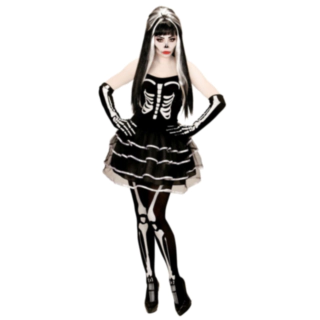 Skelet Darling Kostume