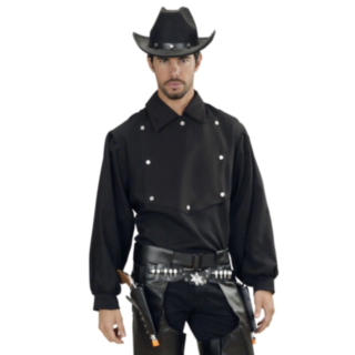 Cowboyskjorte Sort