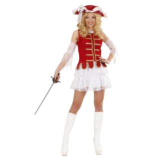 Musketer Pige Kostume