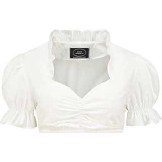 Dirndlbluse Traditionel Hvid
