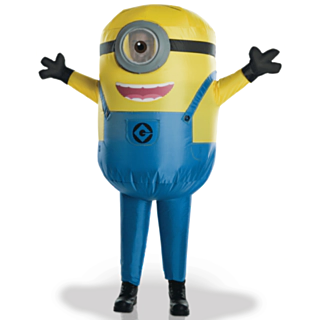 Oppustelig Minions® Børnekostume
