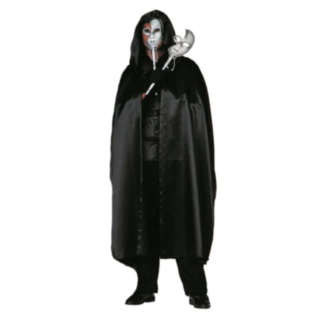 Sort Satin Kappe